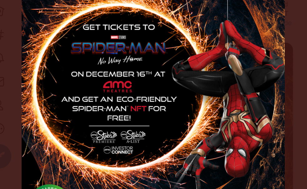 spiderman nfts sony and amc