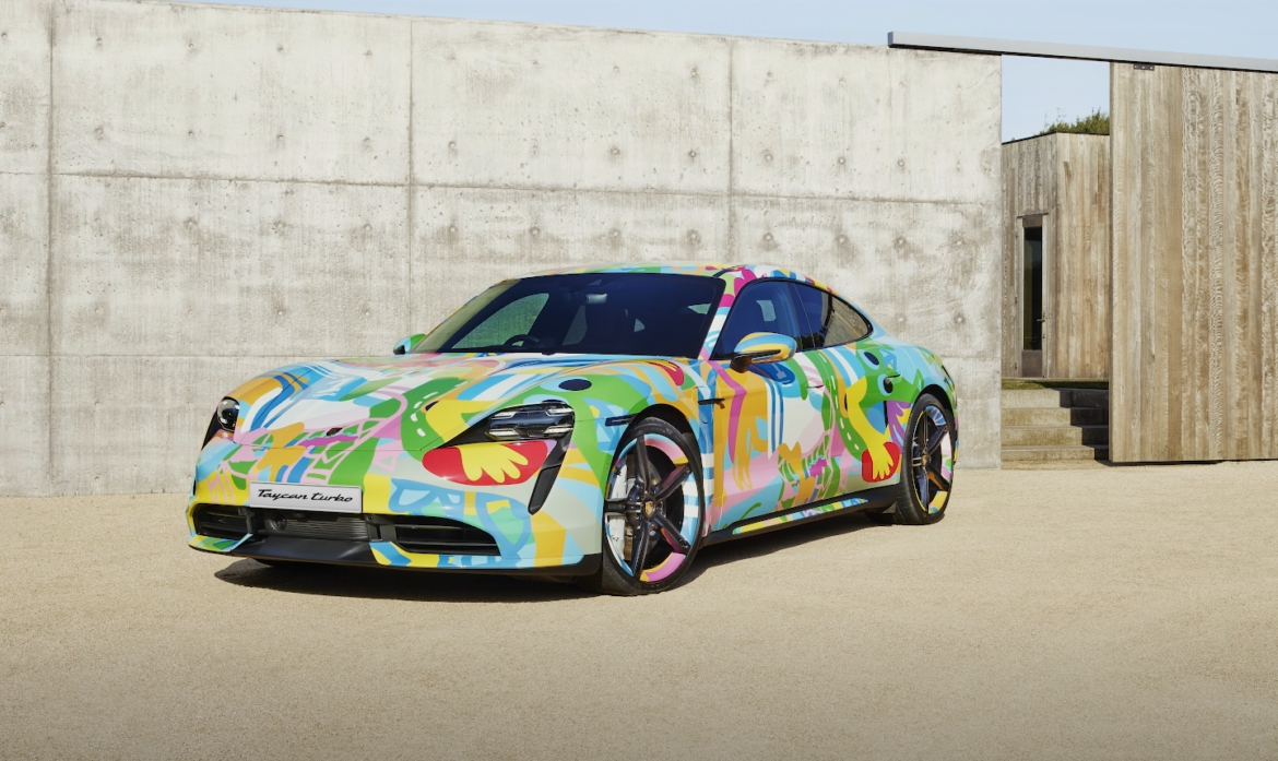 porsche Taycan turbo NFT