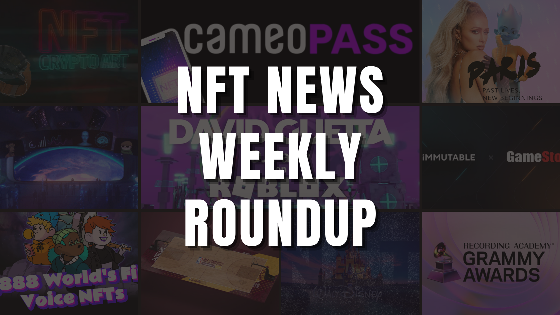 NFT News Weekly Roundup: OneOf announcing Grammy Award NFTs to NBA ...