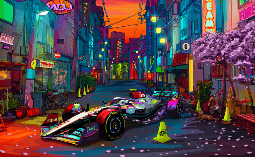 mercedes formula uno nfts