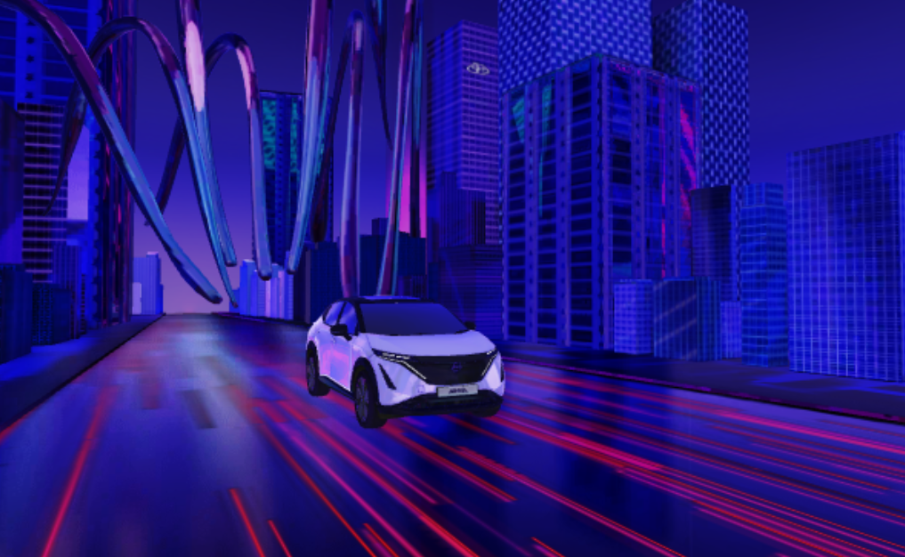nissan ariya metaverse artwork