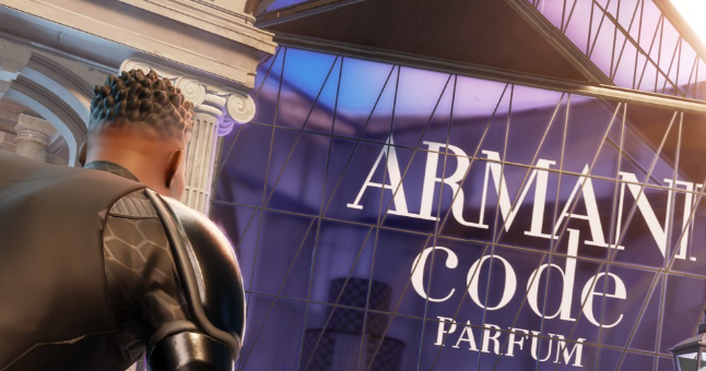 armani code metaverse fortnite
