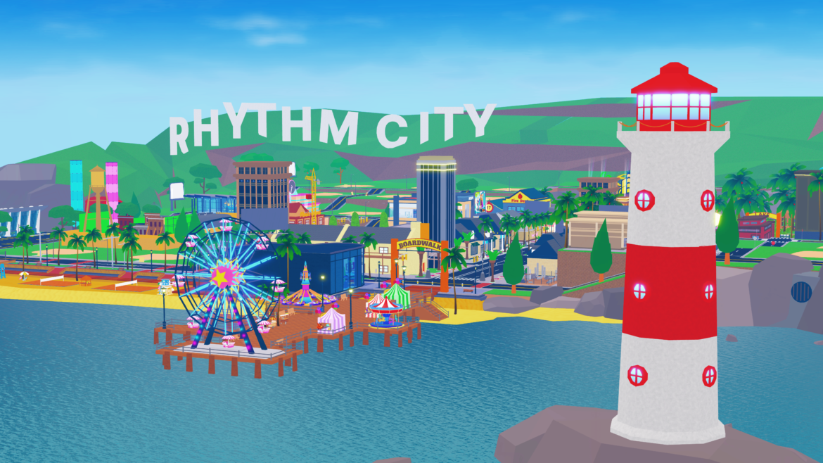 rhythm city warner music group roblox metaverse