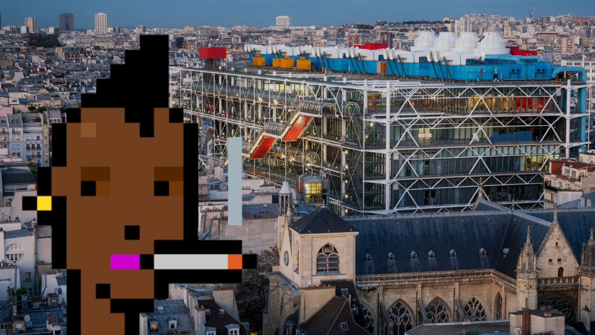 cryptopunks nft collection centre pompidou