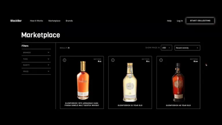 blockbar nft marketplace sothebys coo