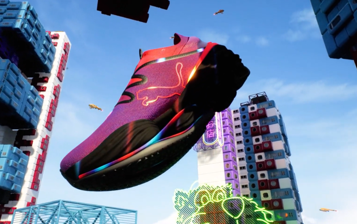puma black station metaverse nft sneakers 2023