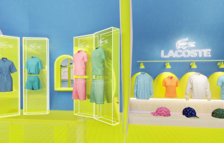 lacoste virtual store banner