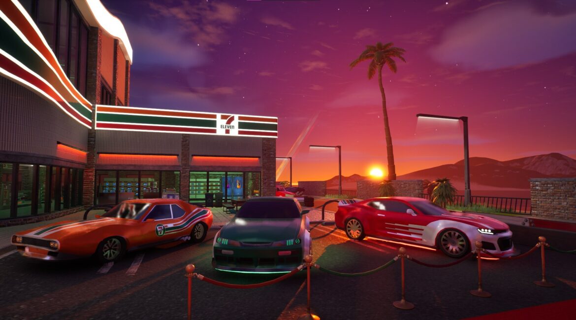 7eleven fortnite metaverse car game
