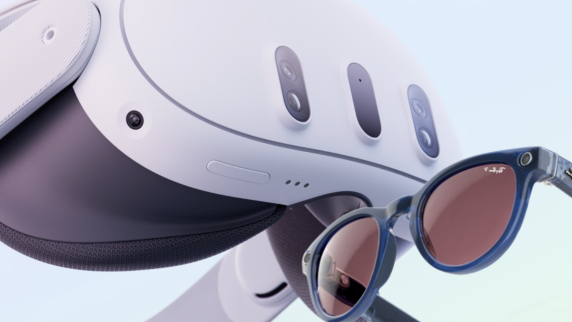META QUEST 3 metaverse rayban smartglasses.