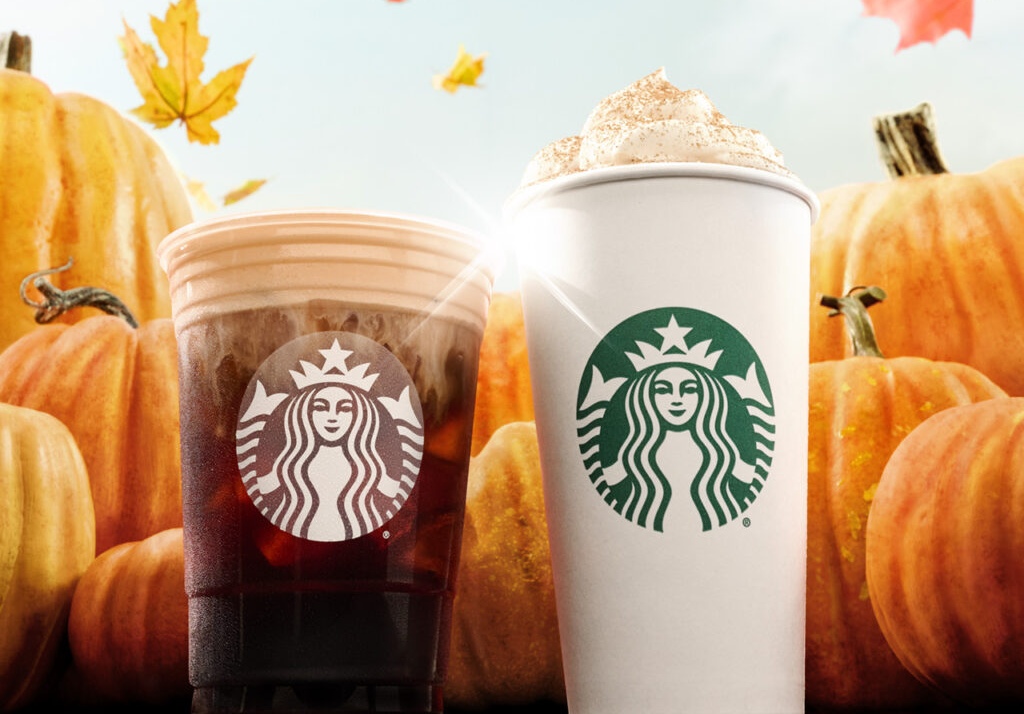Starbucks pumpkin spice latte nfts