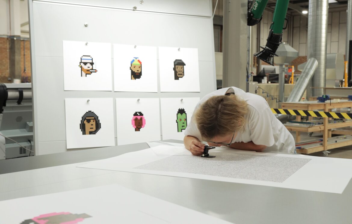 cryptopunks nfts print avant arte