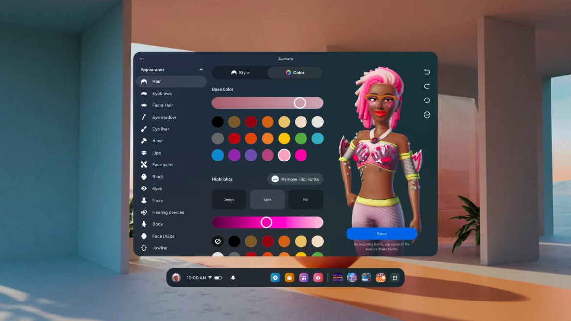 meta facebook avatar customization halloweekn outfit