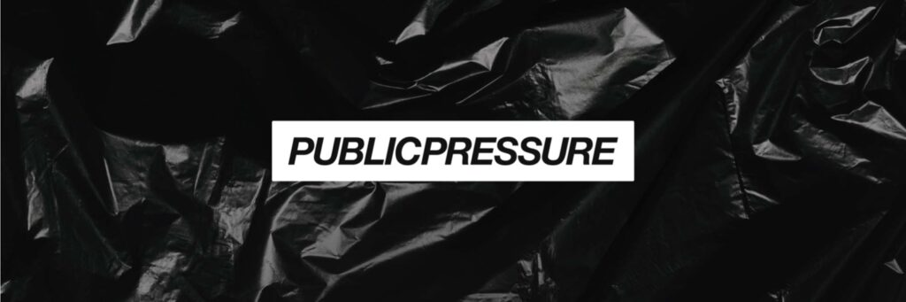 public pressure nft marketplace banner