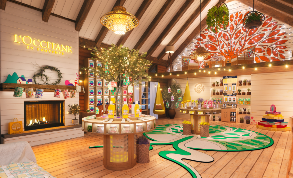 l occitane christmas virtual store