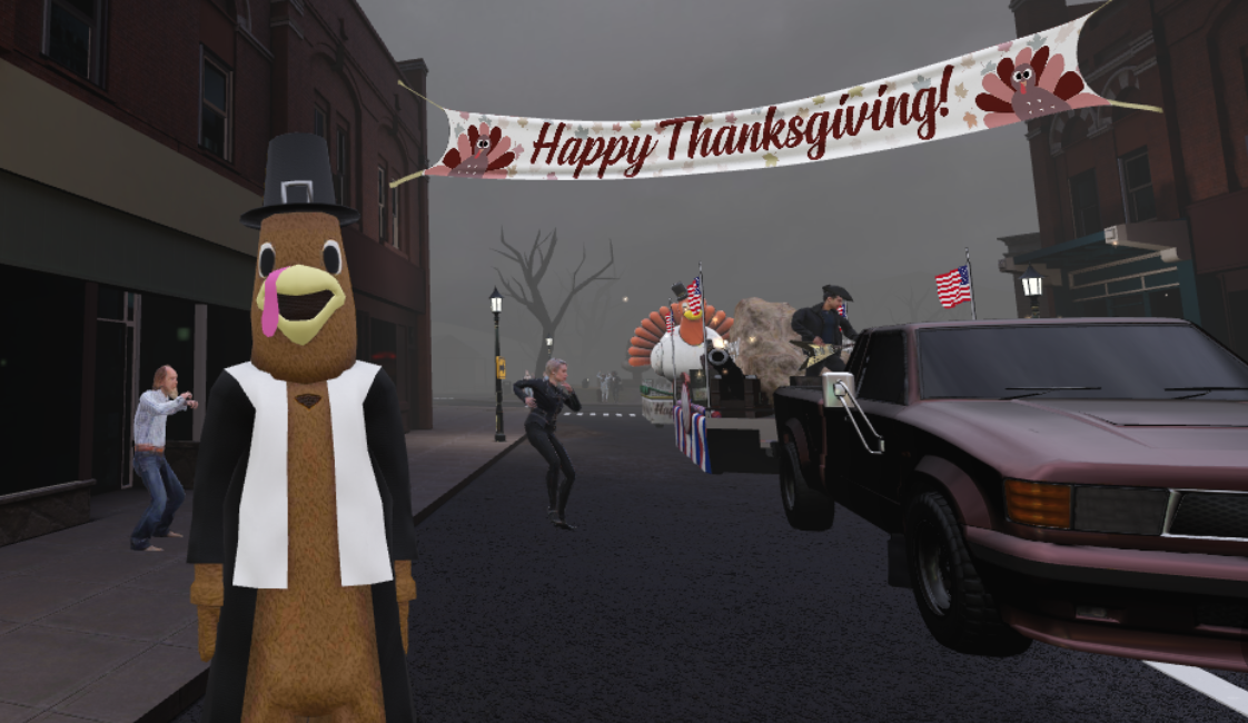 thanksgiving movie metaverse experience sony