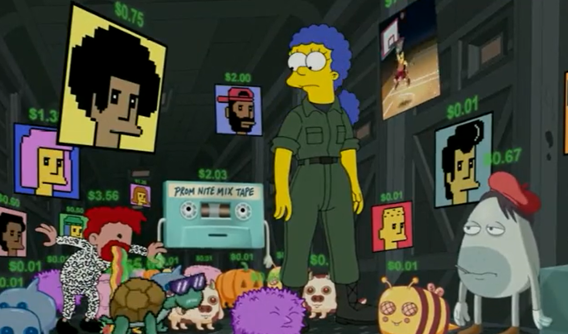 the simpsons nft episode november 2023