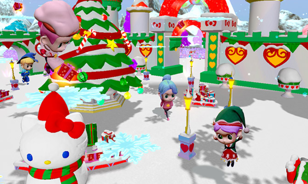 hello kitty metaverse christmas edition metagaia