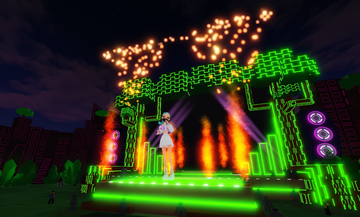 thesoul publishing virtual pop star polar metaverse concert roblox