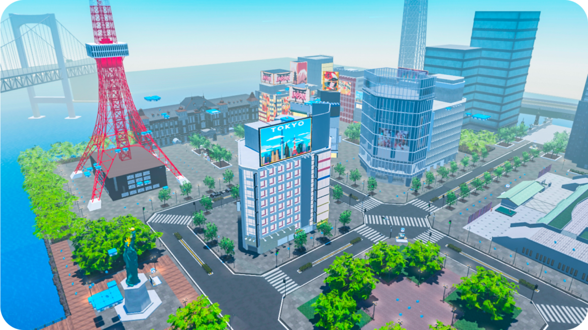 tokyo metaverse mixed reality app