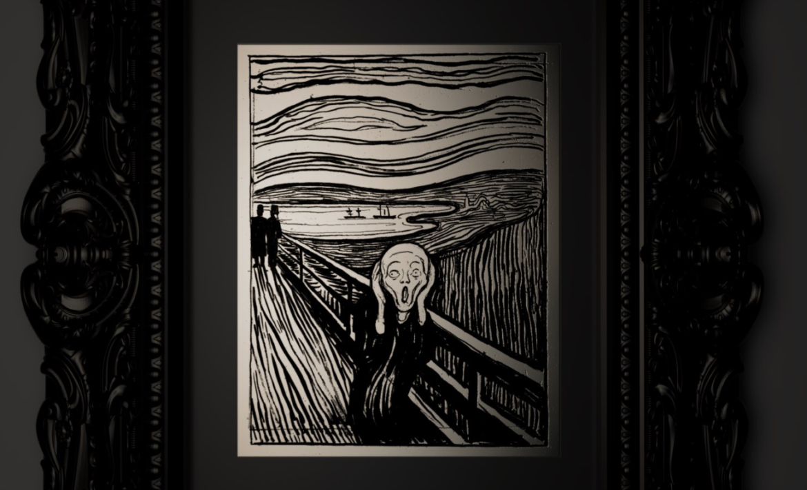 edvard munch the scream asprey studio nfts