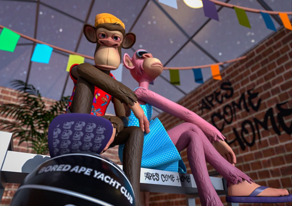 bored ape yacht club nfts 3d models