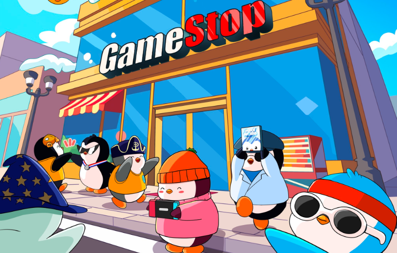 gamestop pudgy penguins nft toys
