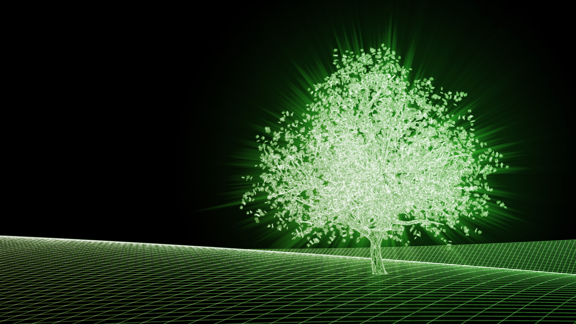 vodafone digital twin climate change trees