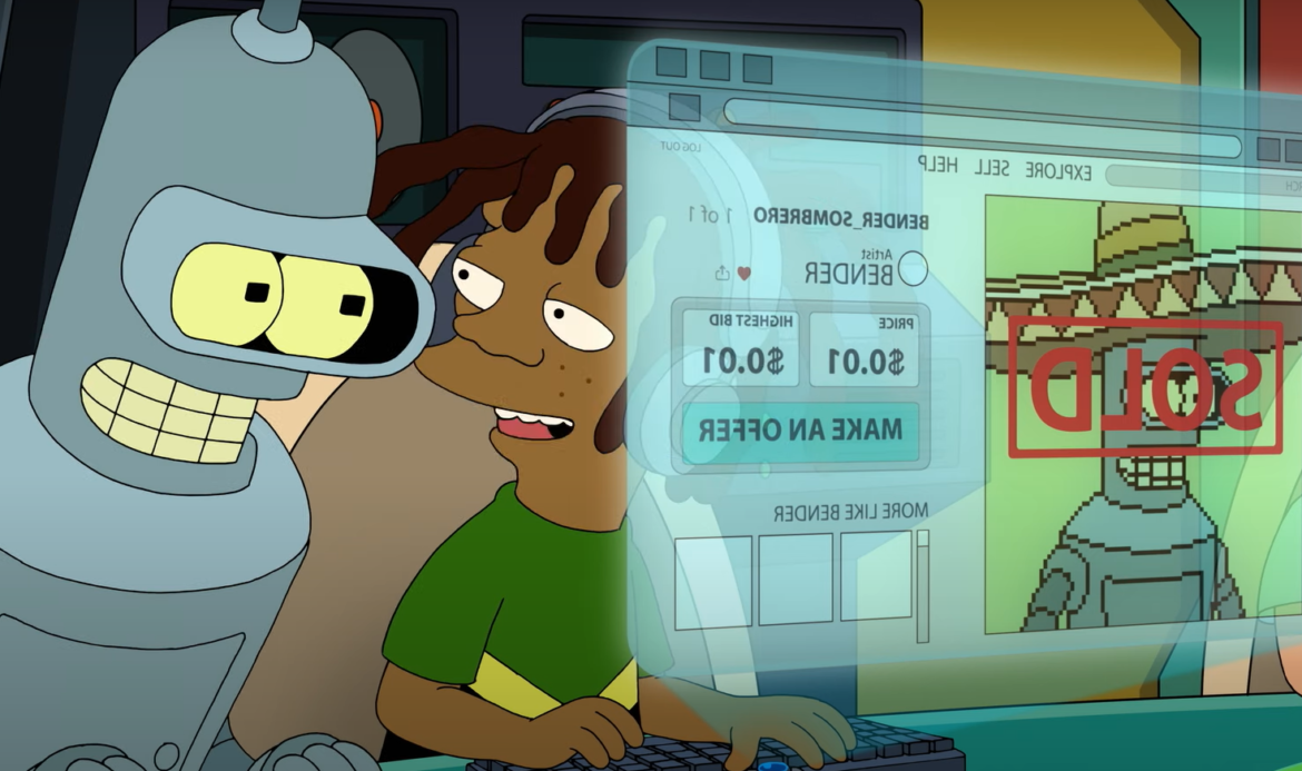futurama nfts episode hulu