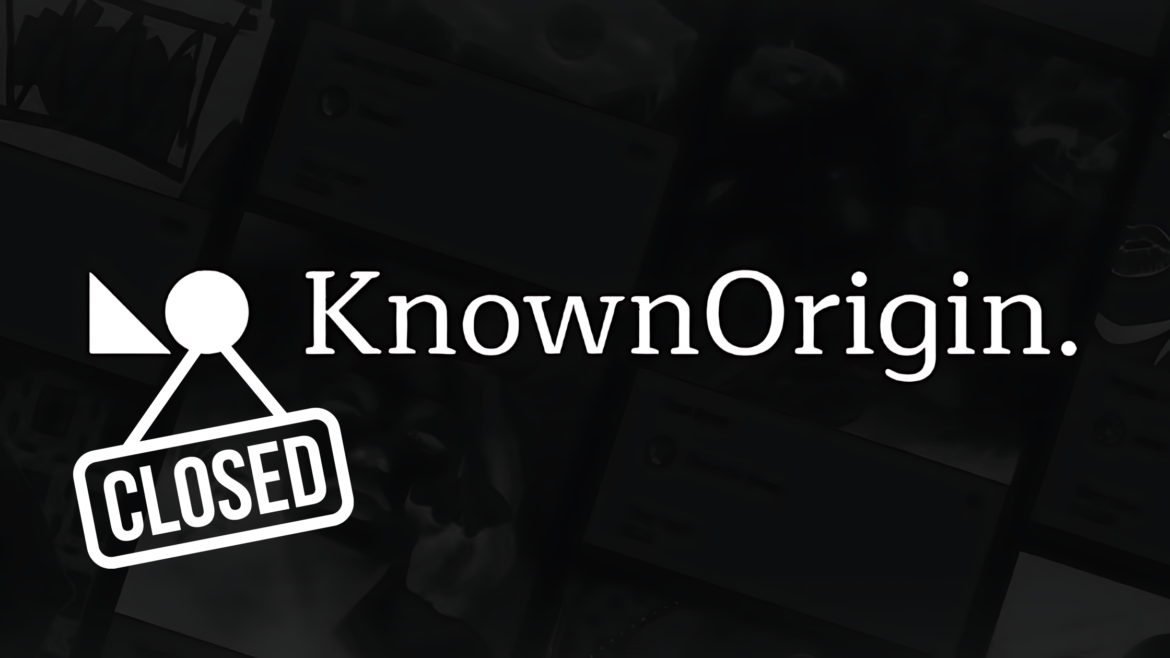 knownorigin ebay nft marketplace shut down